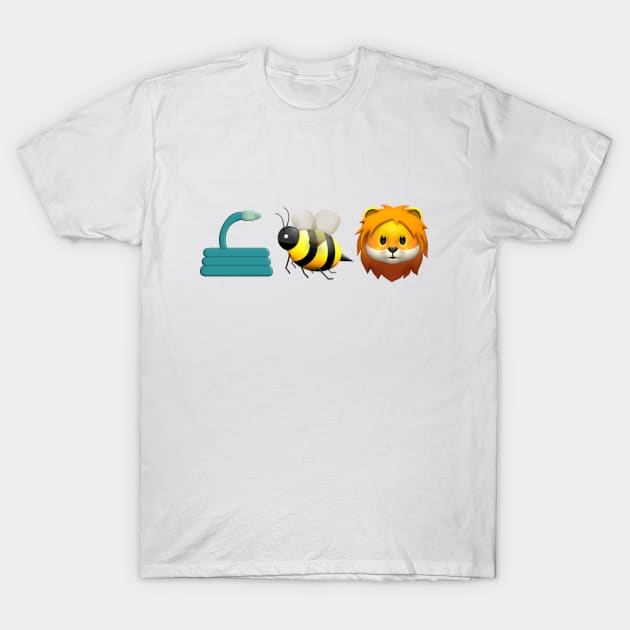 Hose Bee Lion Emoji TShirt Emoji Funny TShirt TeePublic